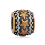 Stainless Steel Beads AA001I VNISTAR Two Tone Beads