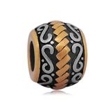 Stainless Steel Beads AA009I VNISTAR Two Tone Beads