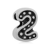 Stainless Steel Beads AA411 VNISTAR Letter & Number Beads