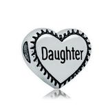 Stainless Steel Beads,high polished AA523S VNISTAR Heart & Family Beads