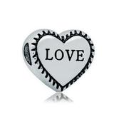 Stainless Steel Beads,high polished AA525S VNISTAR Heart & Family Beads