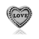 Stainless Steel Beads,high polished AA566 VNISTAR Heart & Family Beads