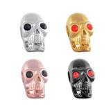 Stainless Steel Skull European Beads AA799 VNISTAR Steel Skull Beads