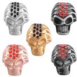 Stainless Steel Big Hole Skull Beads AA802 VNISTAR Stainless Steel European Beads