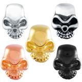 Stainless Steel Big Hole Skull Beads AA808 VNISTAR Steel Skull Beads