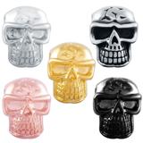 Stainless Steel Big Hole Skull Beads AA809 VNISTAR Steel Skull Beads