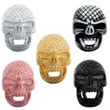 Stainless Steel Big Hole Skull Beads AA811 VNISTAR Steel Skull Beads