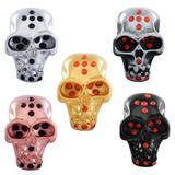 Stainless Steel Big Hole Skull Beads AA813 VNISTAR Stainless Steel European Beads