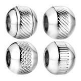 Stainless Steel Big Hole Beads AA830 VNISTAR Metal Charms