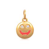 Gold Plated Emoji Charms AAT505G VNISTAR Link Charms