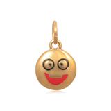 Gold Plated Emoji Charms AAT506G VNISTAR Link Charms