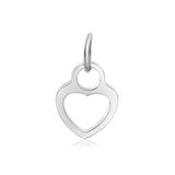 High Polished Heart Charms AAT535 VNISTAR Link Charms