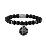 Stainless Steel Lion Beaded Bracelet B043 VNISTAR Bracelets