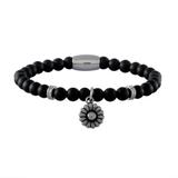 Stainless Steel Bracelets-6mm Agate Stone B080 VNISTAR Bracelets