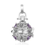 CZ Harmony Ball Locket Pendant CA238-1 VNISTAR Jewellery