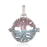 CZ Harmony Ball Locket Pendant CA239-1 VNISTAR Pendant