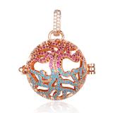 CZ Harmony Ball Locket Pendant CA239-3 VNISTAR Harmony Ball Pendants