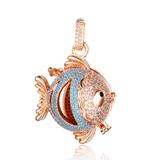 CZ Harmony Ball Locket Pendant CA240-3 VNISTAR Harmony Ball Pendants