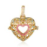 CZ Harmony Ball Locket Pendant CA242-2 VNISTAR Harmony Ball Pendants