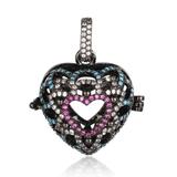 CZ Harmony Ball Locket Pendant CA242-4 VNISTAR Harmony Ball Pendants