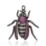 CZ Bug Pendant CA243-4 VNISTAR CZ Charms