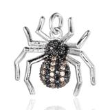 CZ Spider Pendant CA244-1 VNISTAR Metal Charms