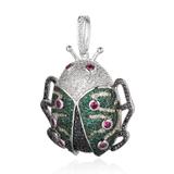 CZ Scarab Pendant CA246-1 VNISTAR Metal Charms