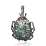 CZ Scarab Pendant CA246-4 VNISTAR CZ Charms