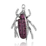 CZ Bug Pendant CA248-1 VNISTAR Metal Charms