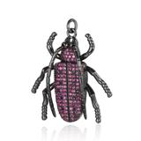 CZ Bug Pendant CA248-4 VNISTAR Metal Charms