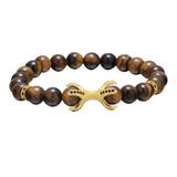 Claw Copper Cubic Zirconia Beads Bracelet CB022 VNISTAR Men's Copper Zirconia Bracelets