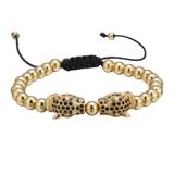 Leopard Copper Cubic Zirconia Bracelet CB044 VNISTAR Bracelets