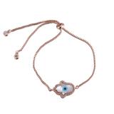 Hamsa Copper Cubic Zirconia Bracelet CB050 VNISTAR Bracelets