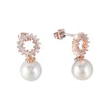 Copper Cubic Zircon Earring CE060-2 VNISTAR Cubic Zircon Earrings