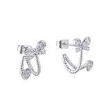 Copper Cubic Zircon Earring CE066 VNISTAR Cubic Zircon Earrings