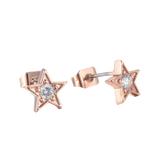 Copper Cubic Zircon Earring CE073-2 VNISTAR Cubic Zircon Earrings