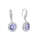 Copper Cubic Zircon Earring CE082-1 VNISTAR Cubic Zircon Earrings