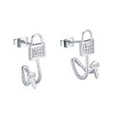 Copper Cubic Zircon Earring CE085-1 VNISTAR Earrings