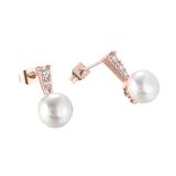 Copper Cubic Zircon Earring CE089-2 VNISTAR Cubic Zircon Earrings