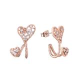 Copper Cubic Zircon Earring CE090-2 VNISTAR Cubic Zircon Earrings