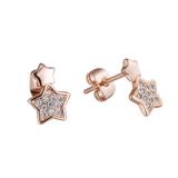 Copper Cubic Zircon Earring CE093-2 VNISTAR Cubic Zircon Earrings