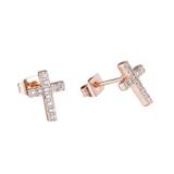 Copper Cubic Zircon Earring CE095-3 VNISTAR Cubic Zircon Earrings