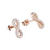 Copper Cubic Zircon Earring CE097-3 VNISTAR Cubic Zircon Earrings