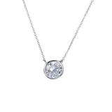 Copper Cubic Zircon Necklace CN129 VNISTAR Cubic Zircon Necklaces