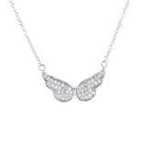 Copper Cubic Zircon Necklace CN130-1 VNISTAR Cubic Zircon Necklaces