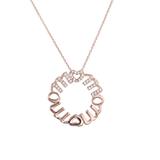 Copper Cubic Zircon Necklace CN150-2 VNISTAR Jewellery