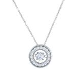 Copper Cubic Zircon Necklace CN158 VNISTAR Cubic Zircon Necklaces