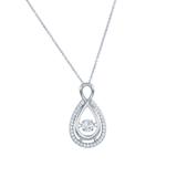 Copper Cubic Zircon Necklace CN162 VNISTAR Necklaces