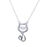 Copper Cubic Zircon Necklace CN166 VNISTAR Necklaces