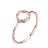 Coper Cubic Zirconia Ring CR084 VNISTAR Copper Cubic Zirconia Rings